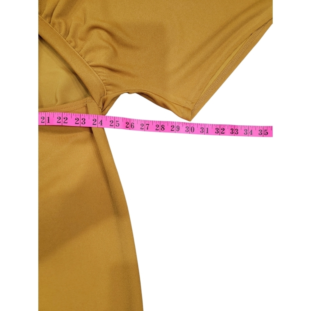 Mustard Jumpsuit From PLT - Picture 8 of 14